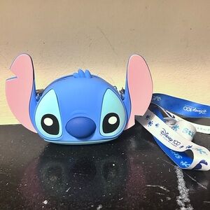 Disney Stitch Silicone Crossbody Coin Purse Disney 100 years celebration